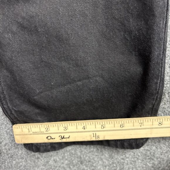 Rag & Bone Alex Straight Jeans Womens Size 26 black Button fly - Picture 10 of 12